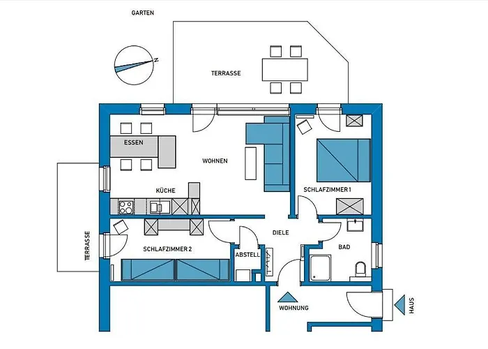 Apartman Haus Inselparadies- Falshoeft *